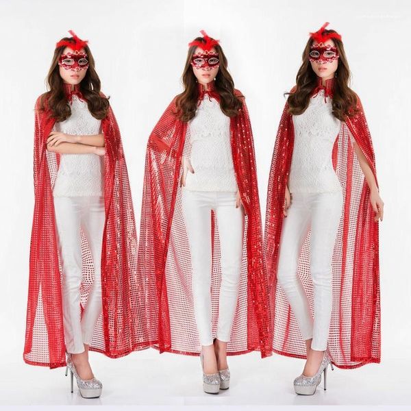 

long sleeve ladies coats spring designer women outwear with sequine fashion solid color drawstring cape hooded, Silver