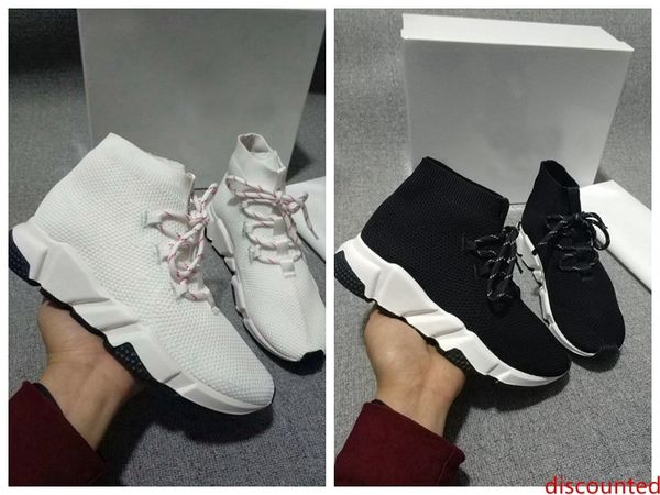 

luxury sock shoes speed trainers stretch textured knit white casual shoe speed trainer sneakers speed trainer sock race runners white/black