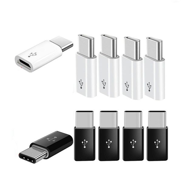 

10 pcs in 1lot type c male to micro usb female connector adapter