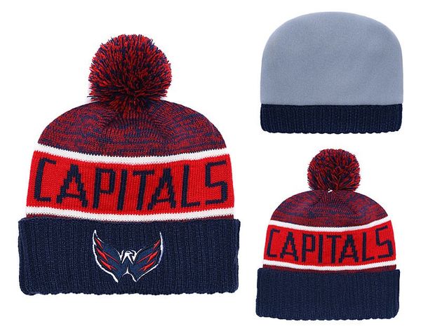 

ice hockey team beanie embroidery skiing knitted hats women men winter cap warm baggy beanies knit bonnet caps warm hats