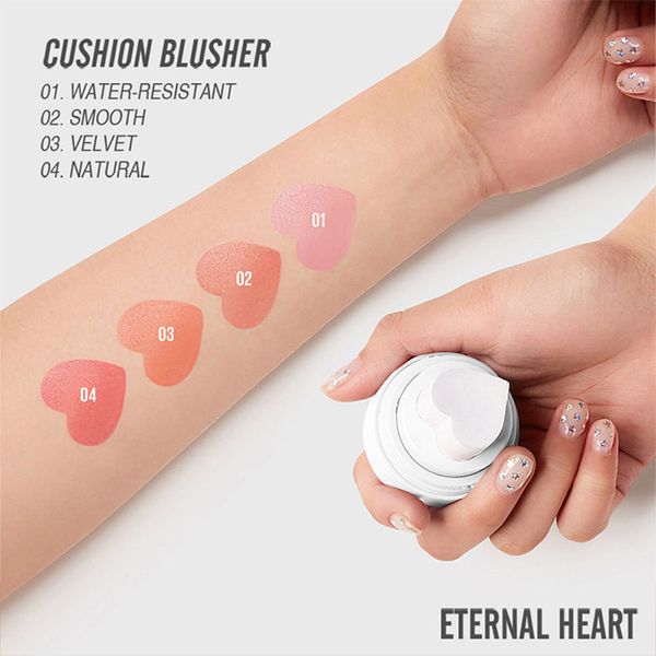 

heart-shaped air cushion blush makeup moisturizing brightening repair blush cd88