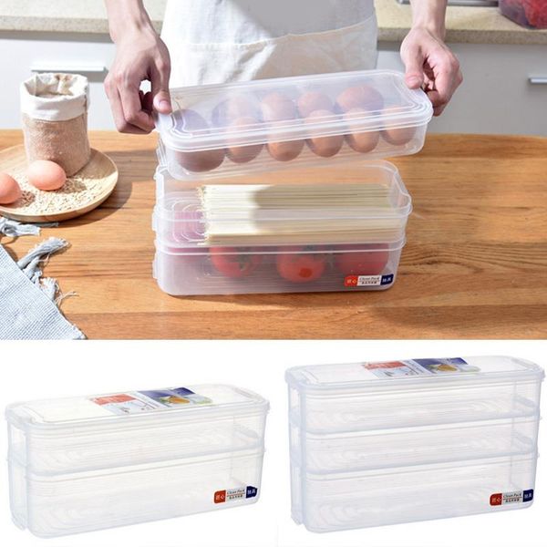 

storage bottles & jars multi-layer grain crisper practical durable preservation box refrigerator boxes save space kitchen multipurpose moist