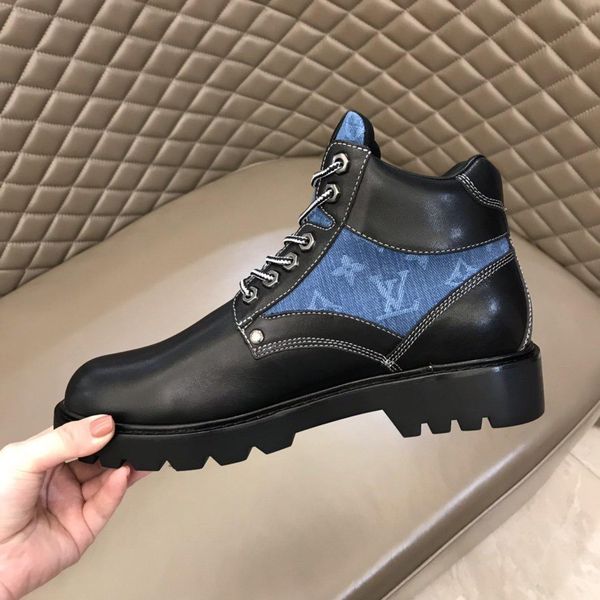 

menss high-pointed leather shoes menss korean version of the trend of wild menss shoes hairdresser tide shoes british leather boots 3333, Black