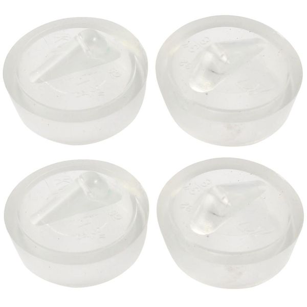 

uxcell 4pcs 32mm diameter clear rubber bathroom water sink plug disposal ser