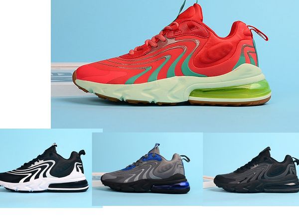 

2020 new react 270 eng men women running shoes stock cactus trails bauhaus triple black white oreo mens trainer sport sneaker size 36-45