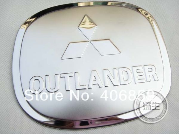 

stainless steel fuel tank cover trim for 2010-2011 mitsubishi outlander