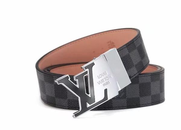 

new luxury belts, four-color tiger-head clasp design, luxury fashion casual belts, men's and women's leather belts, deli6, Black;brown