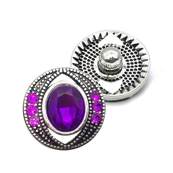 

luwellever 009 flower 3d 18mm 25mm metal snap button for bracelet necklace interchangeable jewelry women accessorie findings