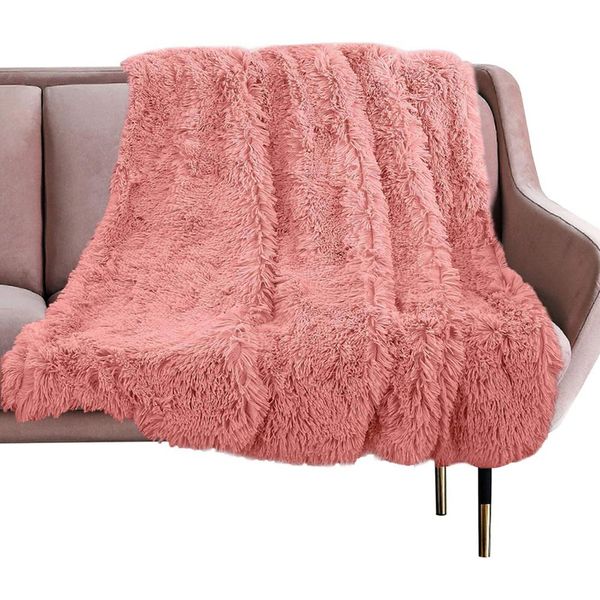 

длинные плюшевые одеяло fuzzy fur фланель shaggy обложка одеяло постельные принадлежности лист руно super soft warm выдает для диван-кровать