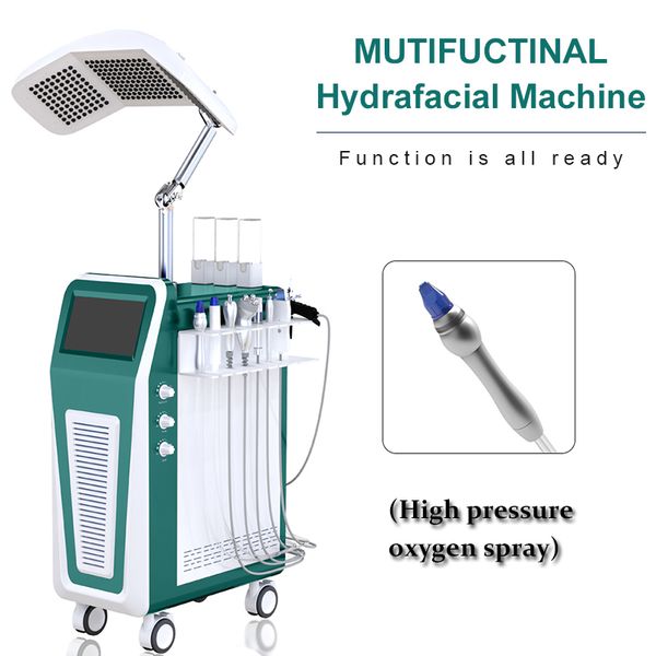 

2020 многофункционального hydrafacial высокой струи кожуры машины всемогущей кислорода инъекция машина для термоусадочной поры дредж поры ле, Black;white