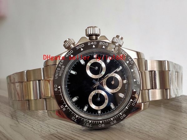 

2 style luxury fold mens watch selling no chronograph 40mm cosmograph 116500 116500ln asia mechanical automatic, Slivery;brown