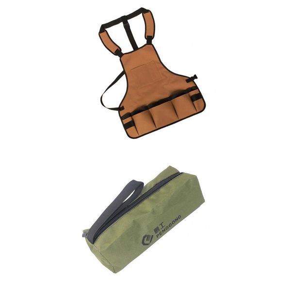 

hardware tool storage bag carrier case oxford handy zip pouch handbag outdoor indoor repair parts pocket r + tool apron
