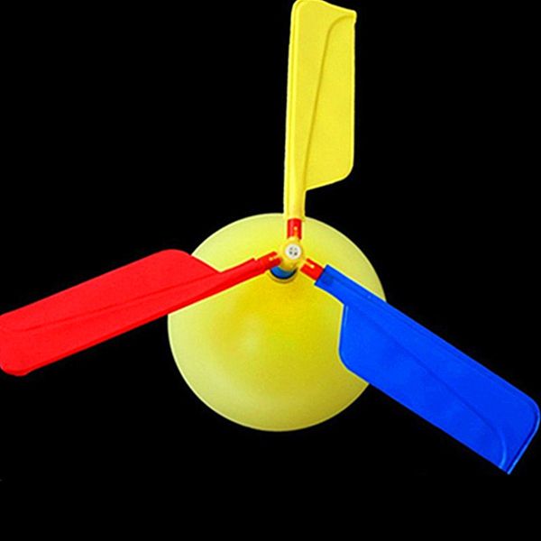 

Flying balloon helicopter diy balloon airplane toy children toy elf combined balloon helicopter party upplie for kid