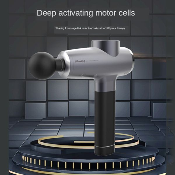 

fitness equipment noise reduction design men and women fitness massage gun muscle relaxation massager vibration fascia gun