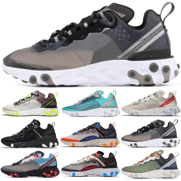 

Popular React Element 87 Volt 55 Game Royal Taped Seams Running Shoes Women men 55s Blue Chill Trainer 87s Sail Sports Sneakers