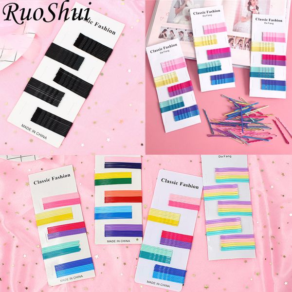 Korean Hair Clip Women Hairpins Girls Hairgrips Curve Wave
