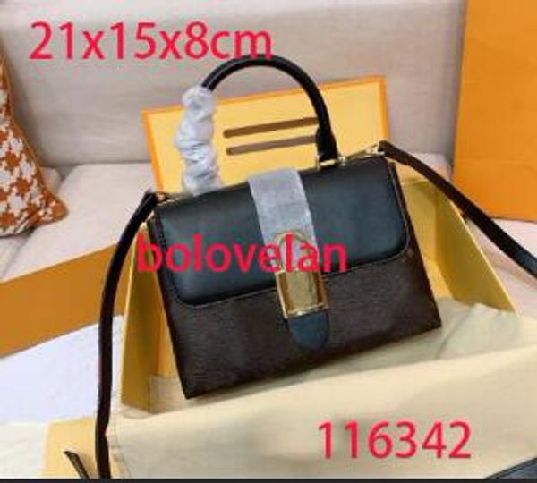 

2020 early spring compact shoulder bag with golden padlock handbags women bags