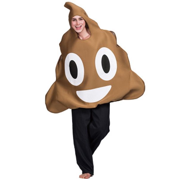 

mens halloween clothings poop expression cosplay mens party clothes 2020 new novel wear youth theme costumes selling cosplay wear, Black;red