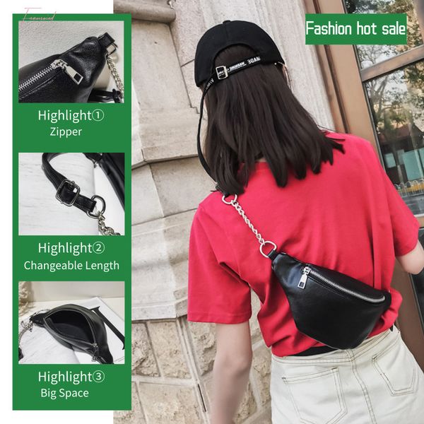

women fashion leather messenger bag shoulder bag chest bag simple leisure chian single shoulder messenger travel mar 6