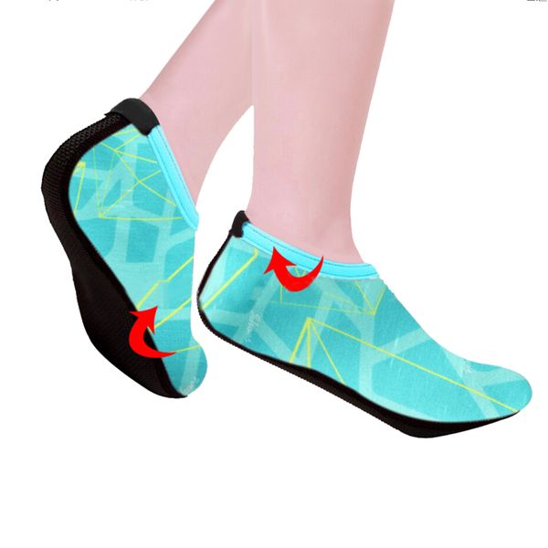 

summer water shoes yoga exercise pool beach shoes striped swimming