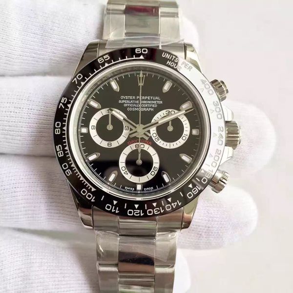 

2020 casual mens watch sapphire glass stainless steel automatic movement mechanical black dial solid clasp geneve men watches, Slivery;brown