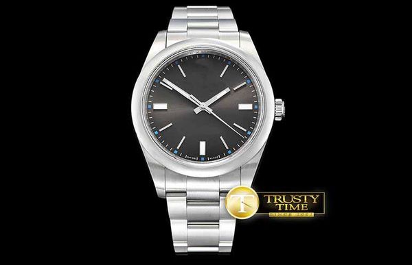 

original box mens batman 114300 perpetual new 39mm no date steel domed gray dial asia 2813 movement automatic mens stainless steel watches, Slivery;black