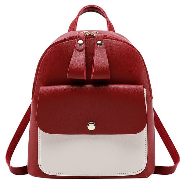 

school bags for teenage girls fashion cute back pack kawaii shoulder bags for women patchwork small backpack mochila feminina