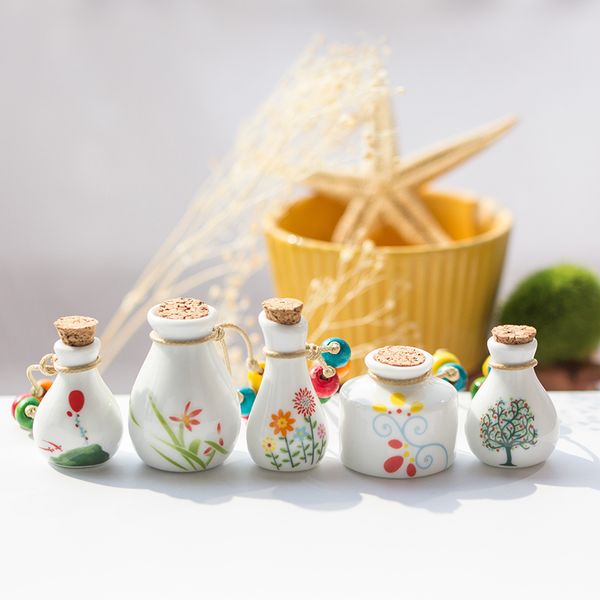 

cute perfume bottle necklace women's ceramic classic necklaces & pendants diy handmade necklace for women gift #1199, Silver
