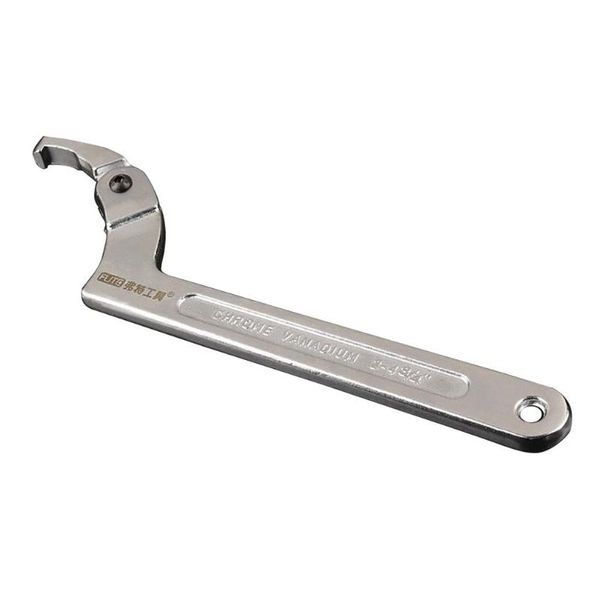 

multifunctional chrome vanadium adjustable square head and round head spanner hook wrench tools hand tool