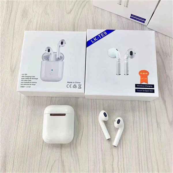 

2019 i14 Tws LK-TE9 Wireless bluetooth earphones BT 5.0 Wireless headset Auto-bluetooth support Animated Pop-ups pk i10 i12 i20 XY-Pods