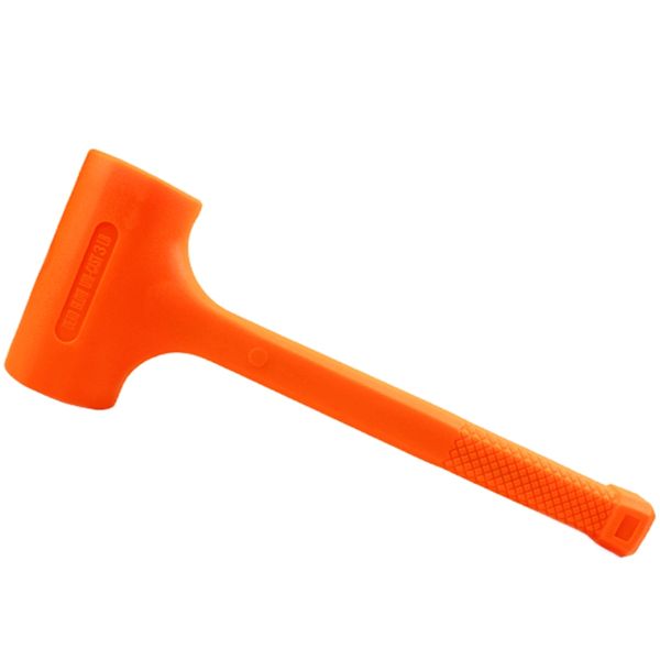 

dead blow mallet orange soft rubber unicast hammer