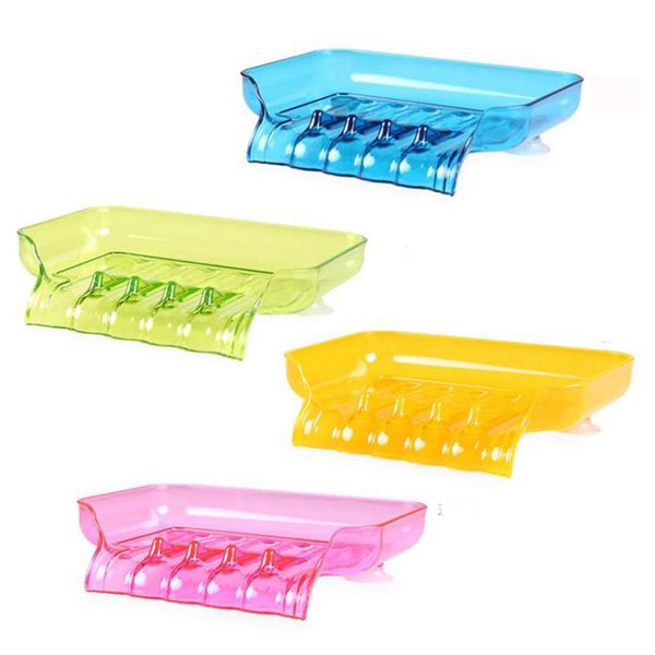 

great fashion home kitchen clean sucker draining soap dish storage organizer tray holder plastic rack for bathroom toilet