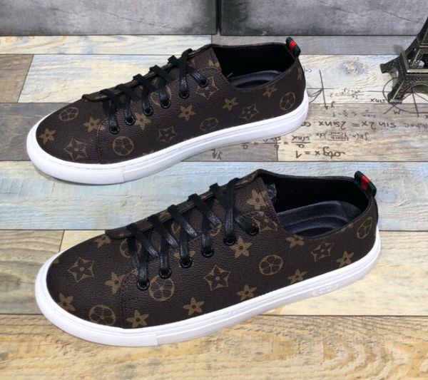 

2019 new breathable flat fashion casual shoes men and women sneakers size 36-44 luxury style designer shoes, Black