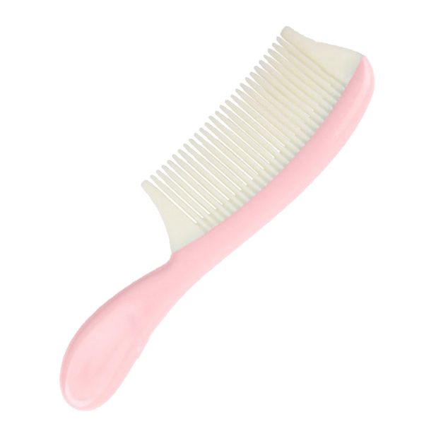 

plastic travel portable fine tooth detangling hair comb anti-static detachable hairdressing comb with handle for women, Silver
