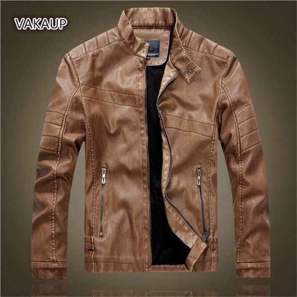 

mens pu leather jackets men jacket windbreaker collar handsome spirited men jacket streetwear mens jackets and coats for, Black;brown