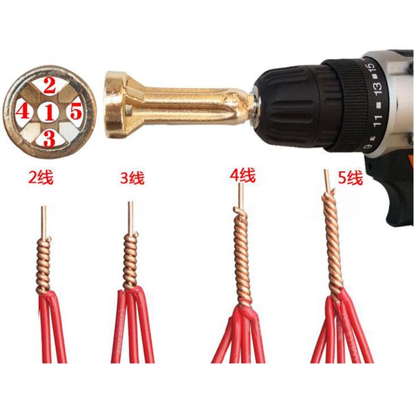 

connector electrician general automatic 5 wire connector quick twist wire tool