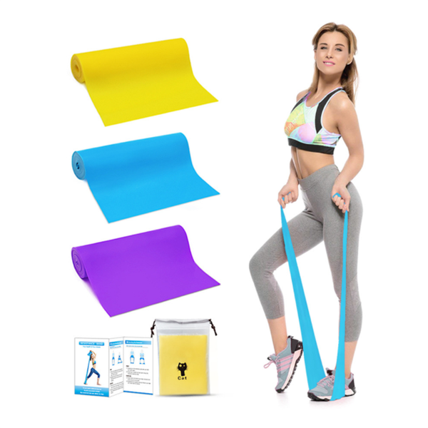 

fitness exercise resistance bands rubber yoga elastic band 150cm resistance band loop rubber loops for gym training