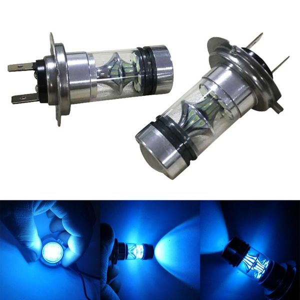 

2x h7 100w 20led hid 2323 fog driving drl light bulbs fog lights for cars running light lamps #yl10