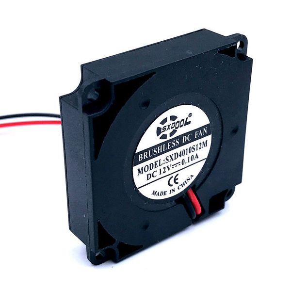 

3d printer blower 2 pieces sxdool 40mm x 10mm 12v two ball cooling fan 40mmx40mmx10mm dc brushless lapcooler 4cm 4010b