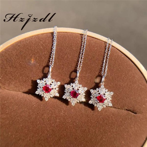 

fine jewelry ruby necklace pendant 18k gold women, Silver