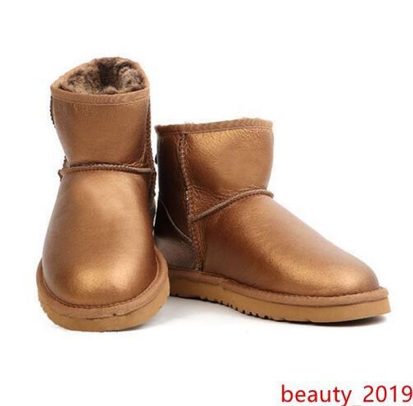 

женские сапоги австралийские сапоги водонепроницаемый унисекс женщины снегоступы кожа зима теплая открытый ботильоны бренд ivg размер us4-14