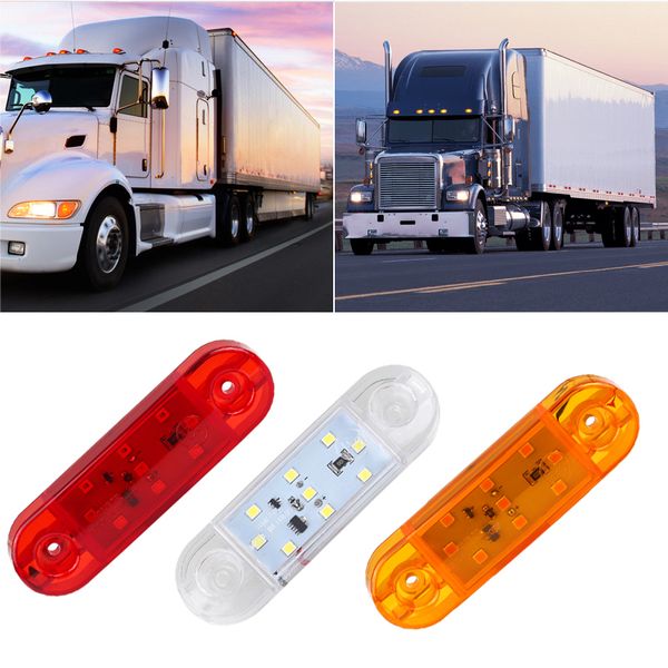 

10 pcs signal light warning light truck decorative truck car motorcycle trailer clearance universal waterproof 10-30v