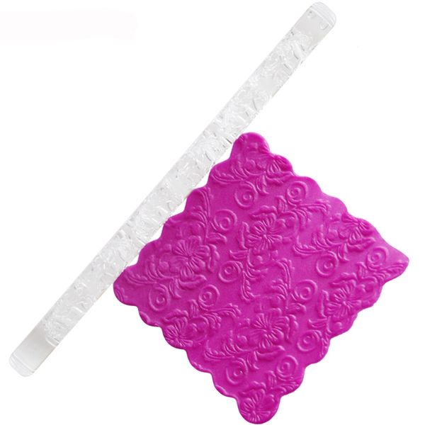 

texture embossing acrylic rolling pin sea wave for sugar craft fondant cake tools decoration kitchen gift new other bakeware