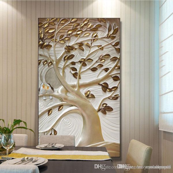 

custom p wallpapers tree art wall mural home decoration wall decal for porch corridor living room