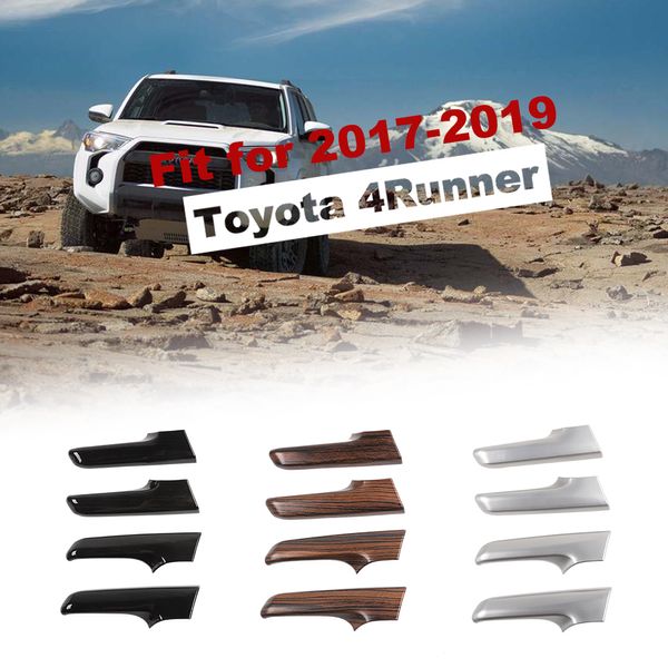 For Toyota Abs Door Inside Handle Shell Decoration Cover For Toyota 4runner 2017 Car Styling Car Interior Accessories Fan For Car Interior Floor Mats