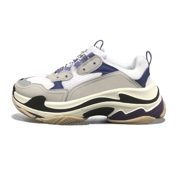 

2020 triple s designer for men women vintage sneakers black white bred purple fashion luxury mens trainers big sole sports sneakers lll