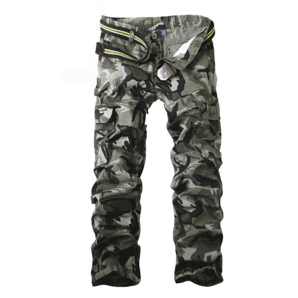 

2020 new cotton men's army pants outdoor sport camping camouflage pants joggers sweatpants cargo, Black