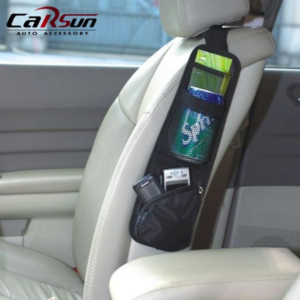 

1pc car storage bag seat organizer for stowing tidying auto seat side bag hanging pocket bags nylon sundries holder car-styling