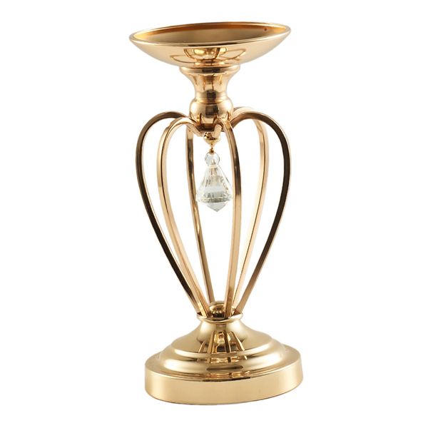 

candle holder flower ball stand dining table centerpiece home decor golden