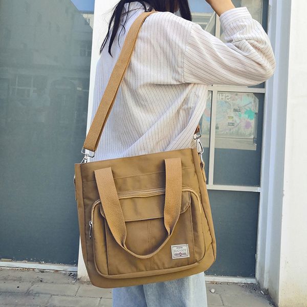 

waterproof women bag double shoulder bag designer handbags nylon female handbag